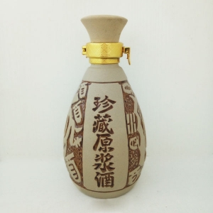 邯郸通用白泥珍藏原浆陶瓷酒瓶