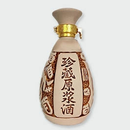广元通用白泥珍藏原浆酒陶瓷酒瓶